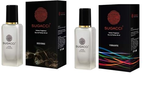 S SUGACCI Vibrante & Sedurre Perfumes for Men and Women combo pack Eau