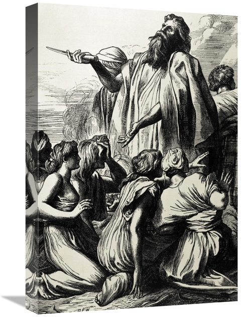 Global Gallery GCS-281493-22-142 22 in. Samuel Rescues Israel Art Prin