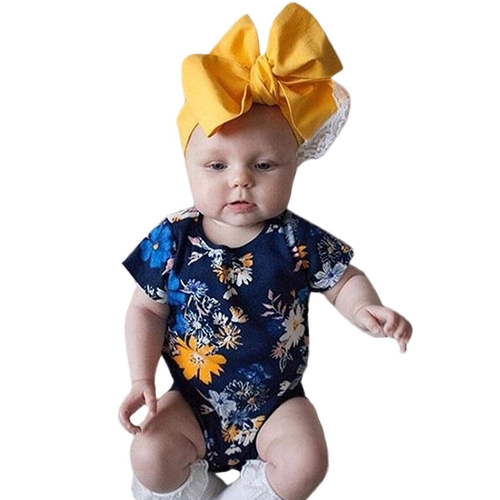 MUWGEW Newborn Infant Rompers Baby Girls Floral