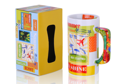 Porcelain XXL Mug - Summer Ticket