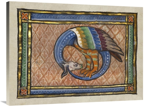Global Gallery GCS-454758-3040-142 30 x 40 in. A Dragon-like Snake Art