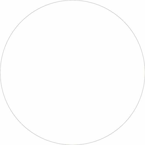 Tape Logic DL1389WH 1 in. Circle - White Removable Labels - Roll of 50