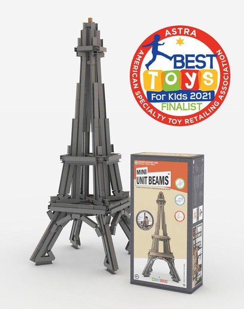 UNIT BRICKS Mini Unit Beams Eiffel Tower Set for age 8+