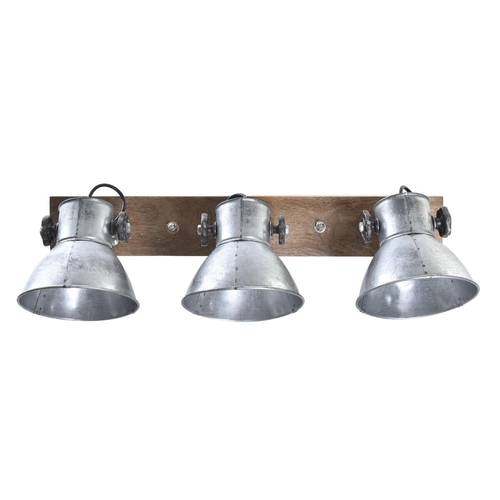 Wall Lamp DKD Home Decor Silver Metal Brown 220 V 50 W (64 x 18 x 26