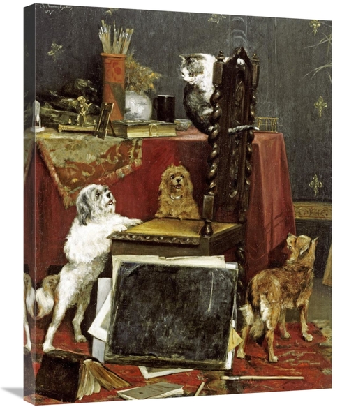 Global Gallery GCS-268624-30-142 30 in. Chaos in the Studio Art Print 