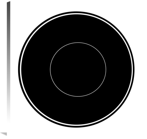 Global Gallery GCS-467106-3636-142 36 x 36 in. Mealtime - Black on Whi