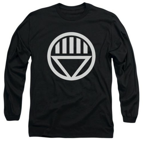 Trevco Green Lantern-Black Lantern Logo Long Sleeve Adult 18-1 Tee&#44