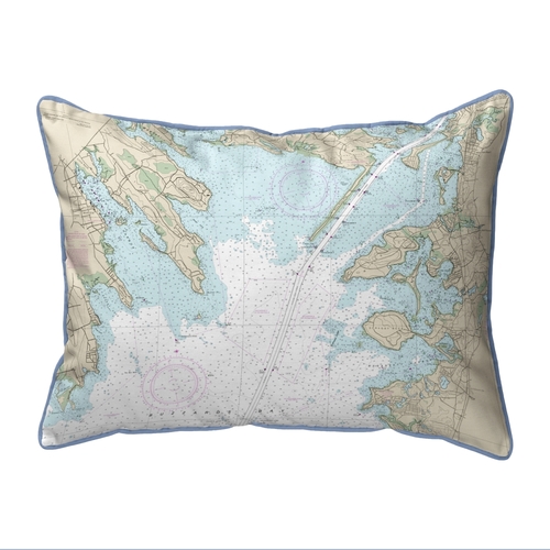 Betsy Drake SN13236CC 11 x 14 in. Cape Cod, MA Nautical Map Small 