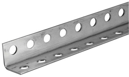 Boltmaster 11136 1.25 x 1.25 x 36 in. Perforated Angle in Carbon Steel