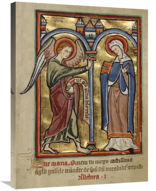 Global Gallery GCS-457580-2432-142 24 x 32 in. The Annunciation Art Pr