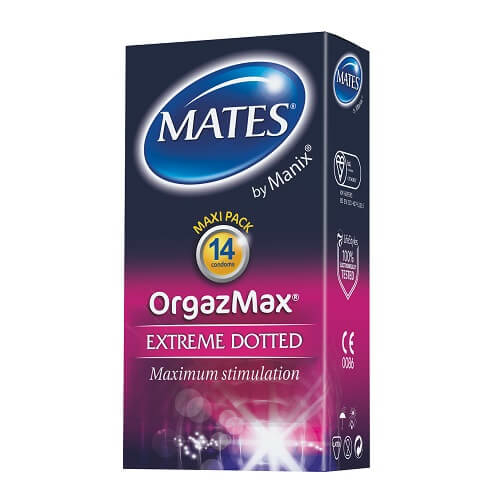 Mates OrgazMax Condoms 14 Pack