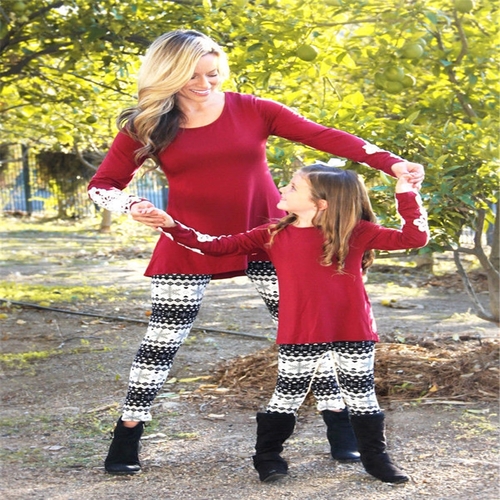 Mother Daughter Clothes 2018 Halloween Pants