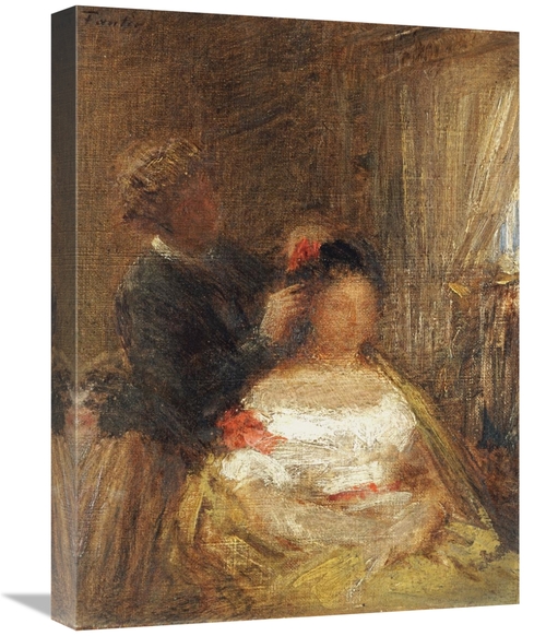 Global Gallery GCS-266307-22-142 22 in. The Hairdresser Art Print - He