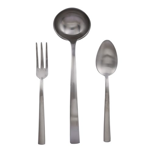 3 Pcs Serving Set (Fork Spoon and Ladle) LEVANTINA ICE