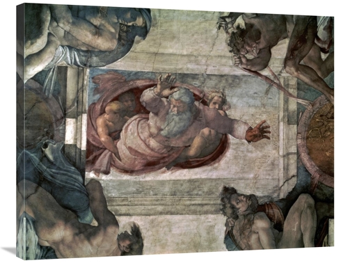 Global Gallery GCS-282515-36-142 36 in. God Separating the Waters Art 