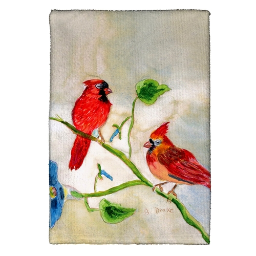 Betsy Drake KT270 Cardinals Kitchen Towel