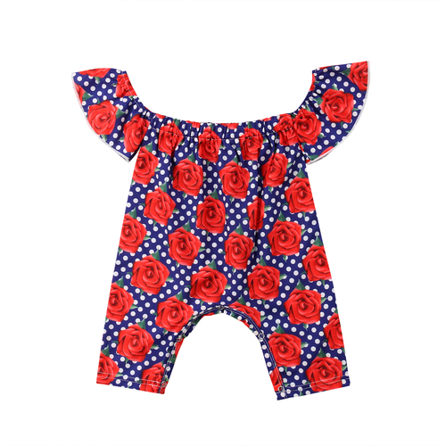 Newborn Kids Baby Girl Romper Jumpsuit