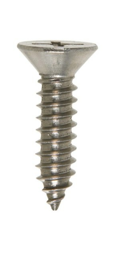 Hillman 823538 14 x 1 in. Phillips Flat Head Sheet Metal Screw  Stainl
