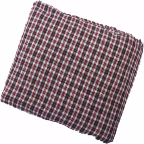 CheckMe Cotton Queen Bed Cover  (Multicolor)