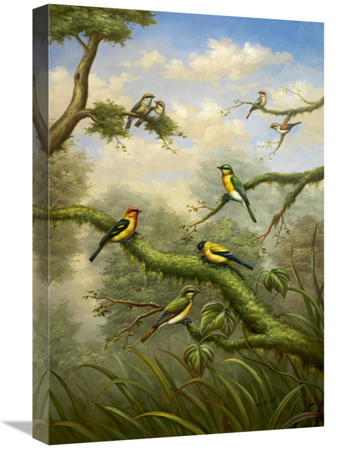 Global Gallery GCS-132524-1624-142 16 x 24 in. Morning Gathering I Art