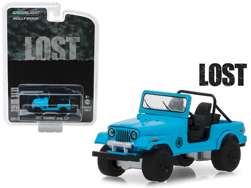 1977 Jeep CJ-7 \Dharma\" Blue \"Lost\" (2004-2010) TV Series
