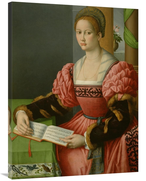 Global Gallery GCS-455040-3040-142 30 x 40 in. Portrait of a Woman wit