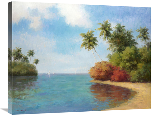 Global Gallery GCS-131226-2432-142 24 x 32 in. Coco De La Playa Art Pr