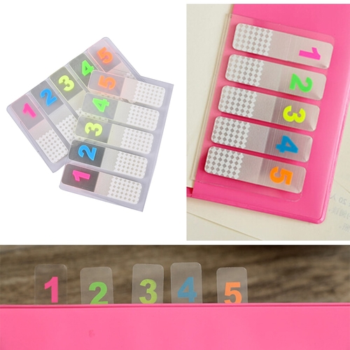 1 5 Number Memo Pad Lovely Sticky Paper Note