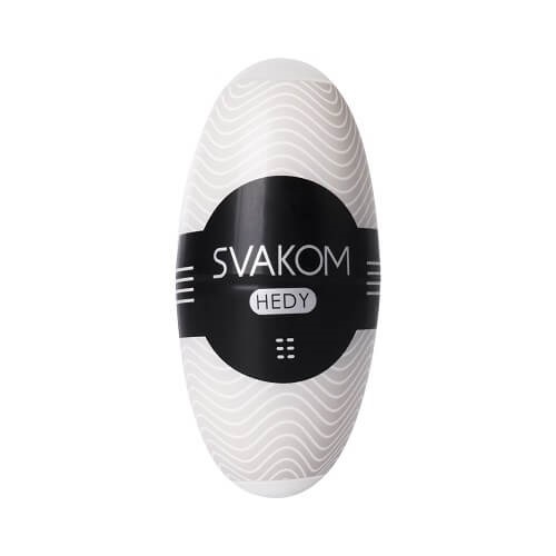 Svakom Hedy Reuseable Egg Style Male Masturbator - White