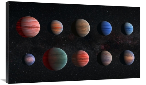 Global Gallery GCS-460939-44-142 44 in. Artist Impression of Hot Jupit