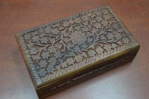 Handmade Flower Storage Keepsake Wood Box