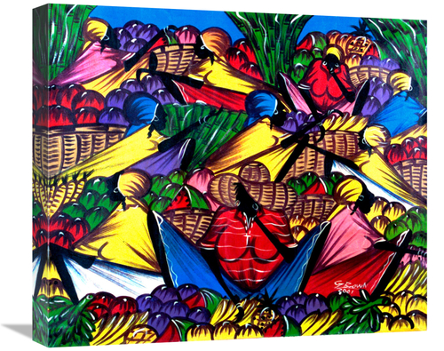 Global Gallery GCS-477334-22-142 22 in. Market Place Art Print - Gary 