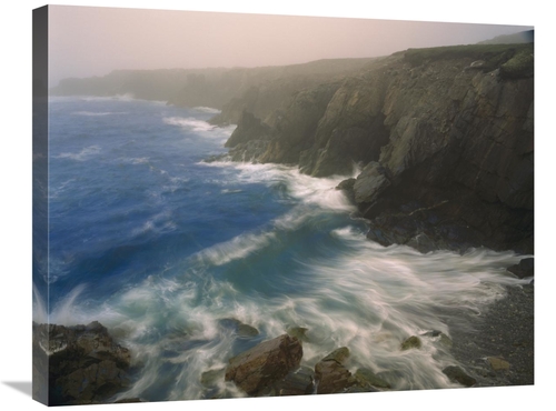 Global Gallery GCS-397604-2228-142 22 x 28 in. Coastline in Fog, C
