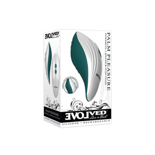 Evolved Palm Pleasure Rechargeable Silicone Multifunction Vibrator