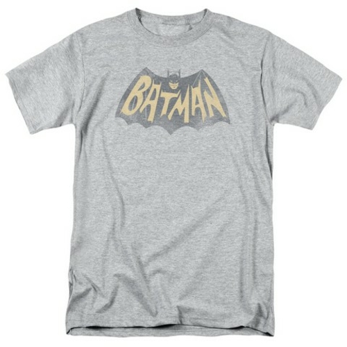 Trevco Batman Classic Tv-Show Logo - Short Sleeve Adult 18-1 Tee - Ath
