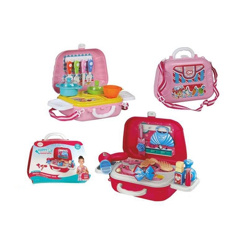 Case with Toys and Accessories Dresser Chef 17 Pieces 2 Units (24,5 x