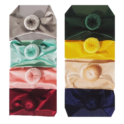 Children Girl Ultra Wide Hair Band Smooth Round