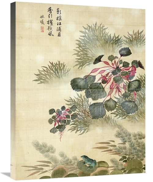 Global Gallery GCS-267608-30-142 30 in. Water Caktrios & Frog Art Prin