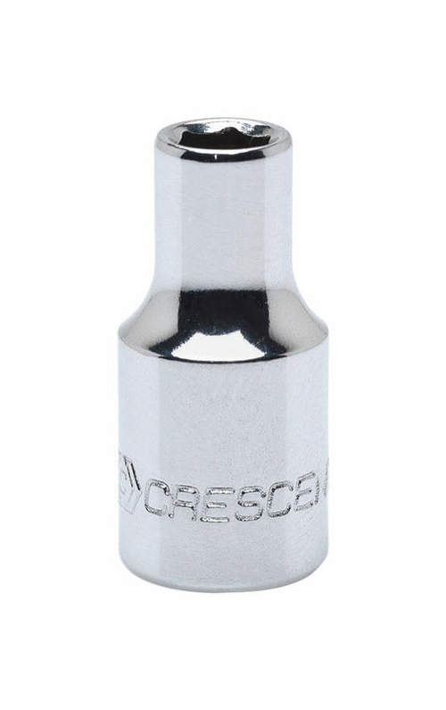 Apex Tool Group 2427615 0.25 in. Drive 6 Point Standard Metric Socket 