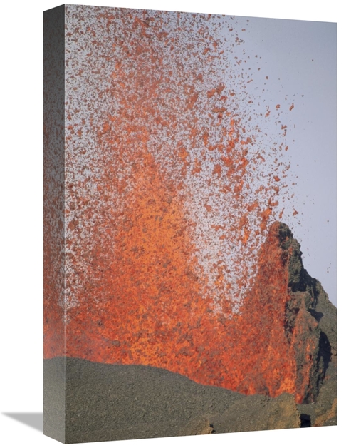 Global Gallery GCS-451201-1218-142 12 x 18 in. Splatter Cone & Lava Fo