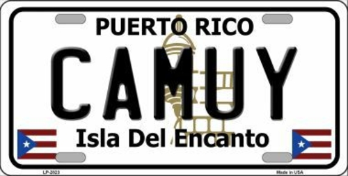 Smart Blonde LP-2823 Camuy Metal Novelty License Plate