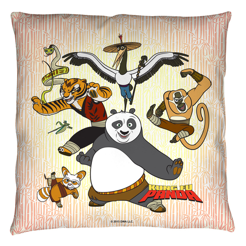 Trevco DRM291-PLO3-26x26 26 x 26 in. Kung Fu Panda & Kung Fu Group Thr