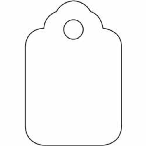 Box Partners G26008 1.12 x 1.75 in. White Merchandise Tags - Case of 1