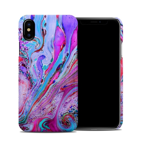 DecalGirl AIPXCC-MARBLEDLUSTRE Apple iPhone X & XS Clip Case - Marbled