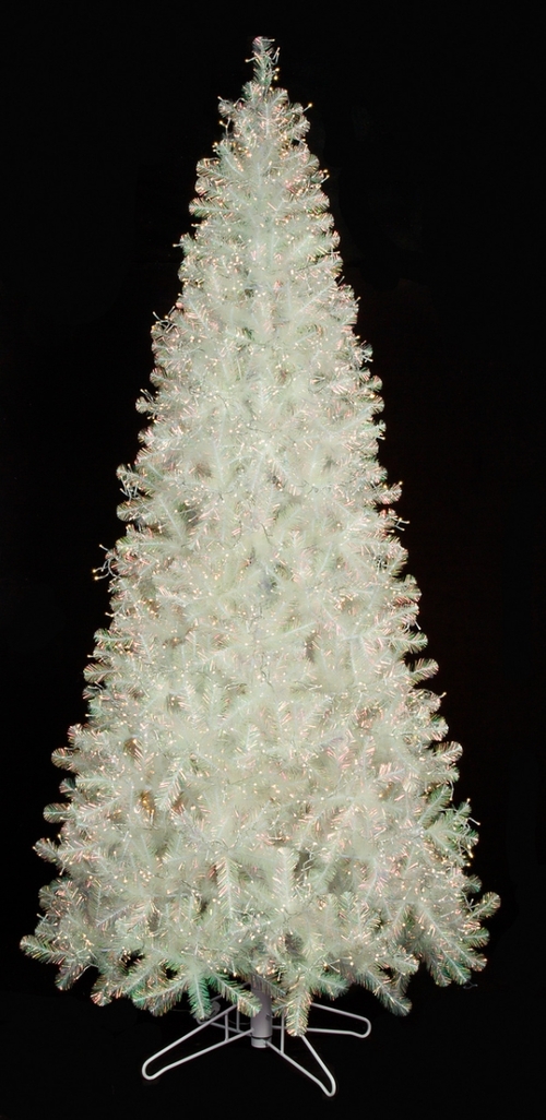 Autograph Foliages C-171124 7.5 ft. Iridescent Tree, White