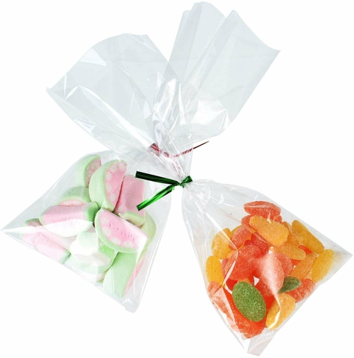 Pack of 1000 Polypropylene Co-Extruded Bottom Gusset Bags Clear 8 x 22