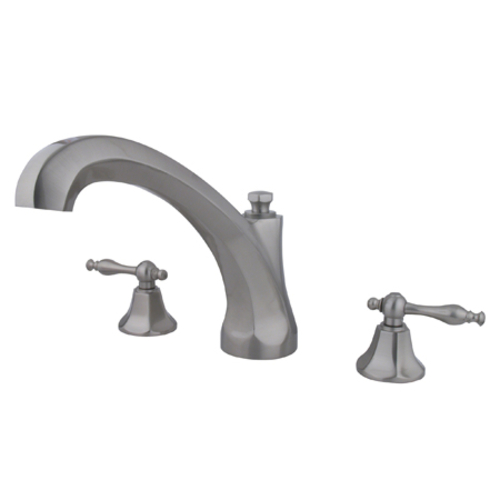 Kingston Brass KS4328NL 8 Inch -18 Inch Widespread Roman Tub Filler - 