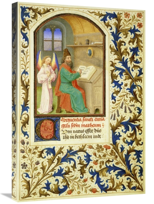 Global Gallery GCS-282420-30-142 30 in. St. Matthew - Book of Hours - 