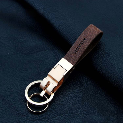 Luxury Leather Strap Keychain