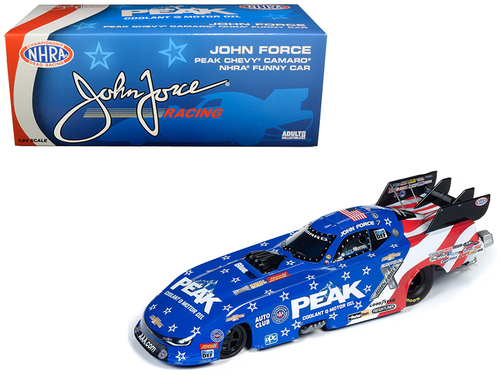 Peak Chevrolet Camaro NHRA Funny Car John Force \Patriotic\" \"John